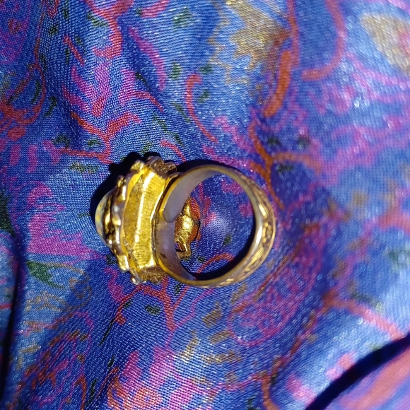 Vintage glass ring. - Picture 3 of 9